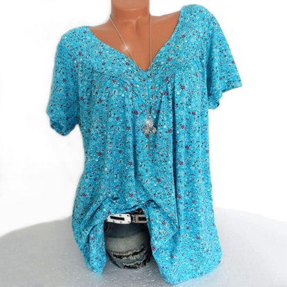 Spring fashion print short sleeve
