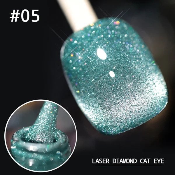 💅LAST DAY HOT SALE 50% OFF💎Laser Diamond Cat Eye Nail Polish