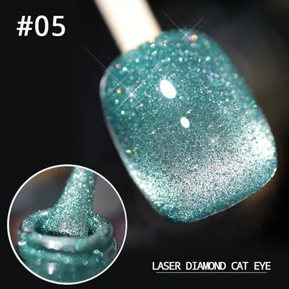 💅LAST DAY HOT SALE 50% OFF💎Laser Diamond Cat Eye Nail Polish