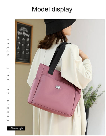 📢📢 49%  OFF !! ⏰Large Capacity Waterproof Multi Pocket Nylon Shoulder Bag🎁