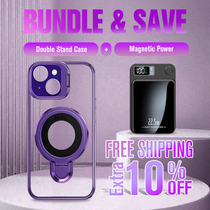 🔥 Double Stand Case Cover for iPhone
