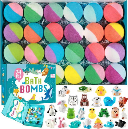 🛁LAST DAY 49% OFF🏐Bath Bombs for Kids with Surprise Inside🥚✨