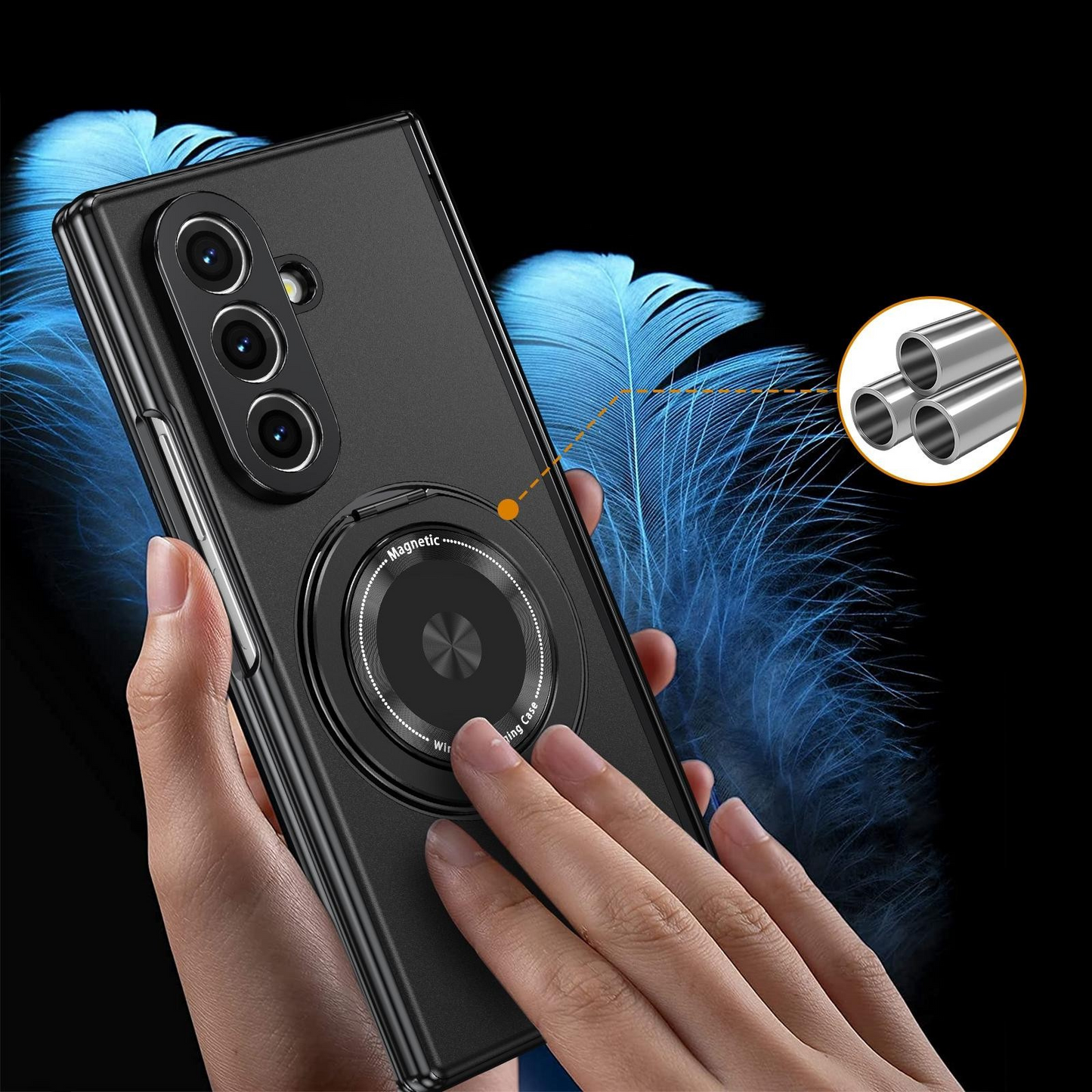 📱Limited Time 50% Off - Powerful Magnetic Holder Case for Samsung Folding Series