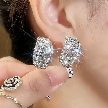 The Most Sparkling Gift🔥 New French Full Diamond Earrings