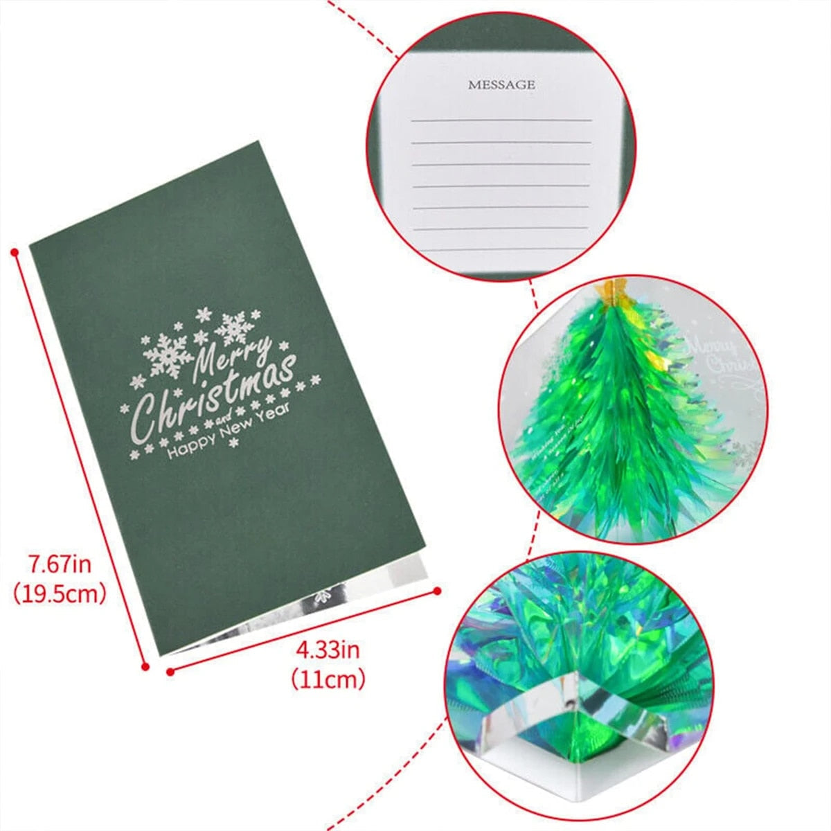 Christmas Tree 3D Pop-up Card