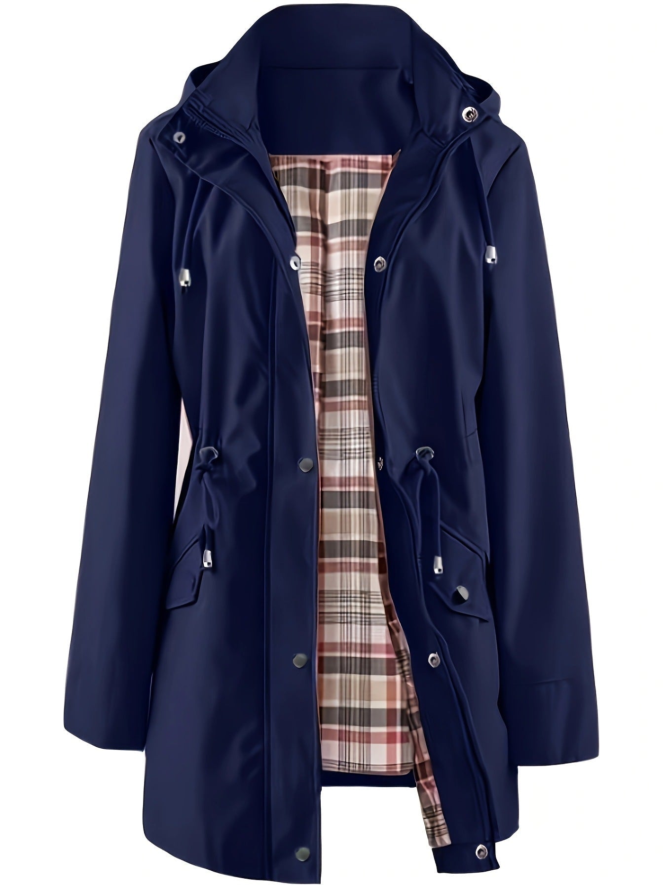 🔥Solid Color Casual Jackets, Waterproof and Windproof Coats, Hooded Windbreakers