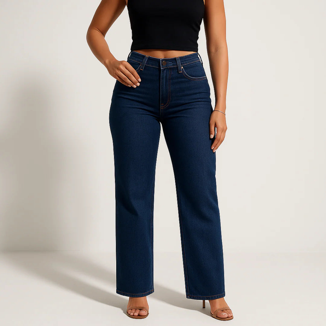 Women’s Vintage High Waist Straight Leg Jeans🔥