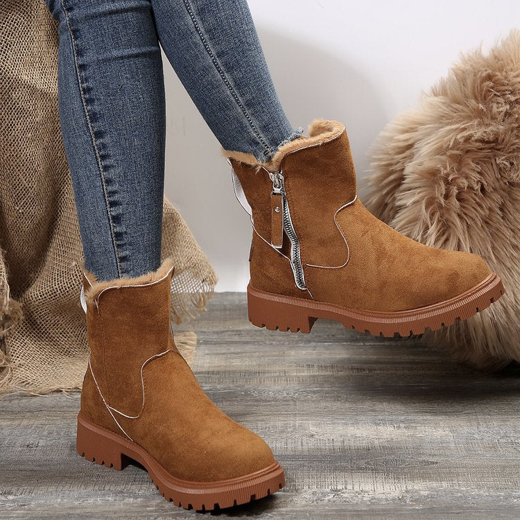 Women's Winter Fleece Snow Boots