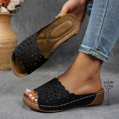 💥Hot Special Discount 50% OFF💥Breathable orthopedic open-toe slippers for women, with soft cushioning. Arch support