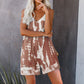 🔥Summer Hot Sale💝Women's Casual Strap Loose Tie-Dye Wide Leg Jumpsuit