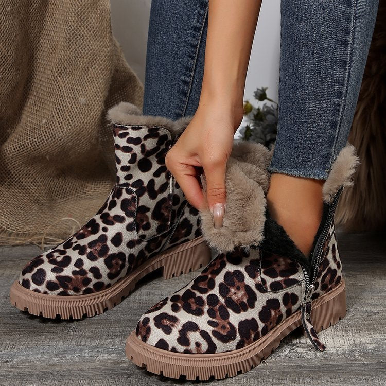 Women's Winter Fleece Snow Boots
