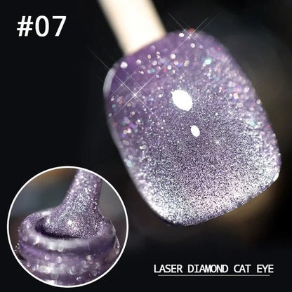 💅LAST DAY HOT SALE 50% OFF💎Laser Diamond Cat Eye Nail Polish
