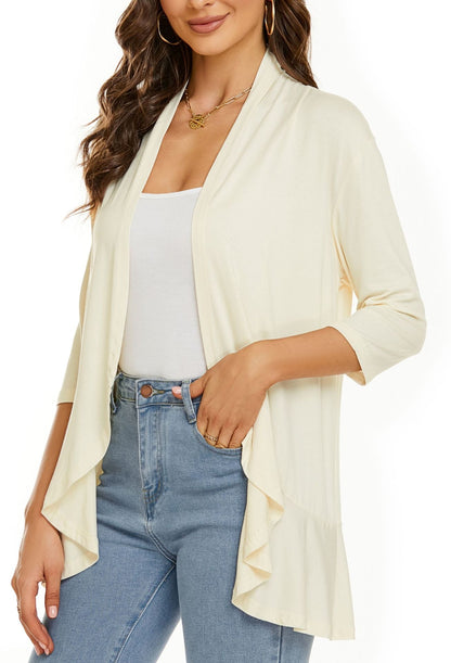 🔥Last Day 50% Off✨Women's Casual Lightweight Open Front