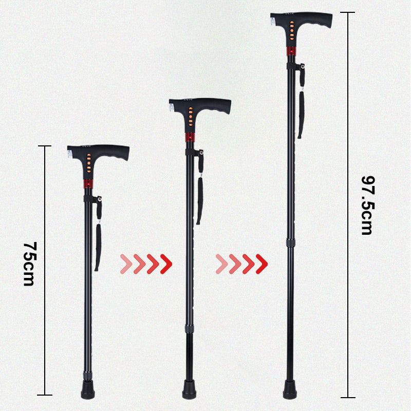🔥Higher Quality-Smart Elderly Walking Stick with LED Lights