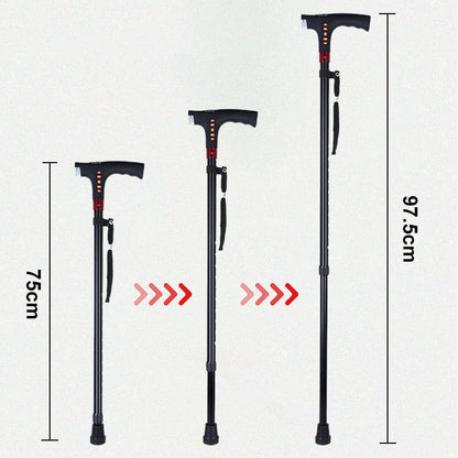 🔥Higher Quality-Smart Elderly Walking Stick with LED Lights