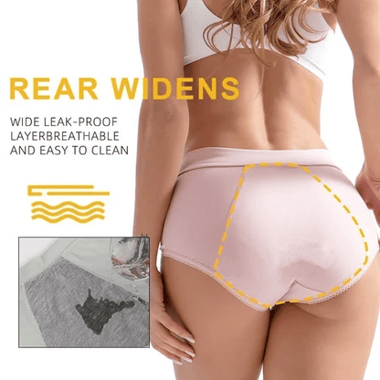 🩲 50% OFF NOW! 🔥 High-Waisted Leak Proof Period Panties – Absorbent, breathable & odor-control – up to 3 tampons worth of protection – comfortable for all-day wear 🩸