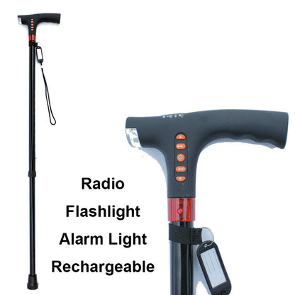 🔥Higher Quality-Smart Elderly Walking Stick with LED Lights