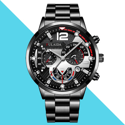 Luminous needle quartz watch