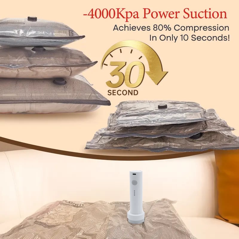 ⏳Limited-time 49% OFF⏰✨X7 Cordless Travel Vacuum Bag