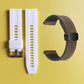 22mm Silicone Watch Strap + Leather Watch Strap