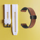 22mm Silicone Watch Strap + Leather Watch Strap