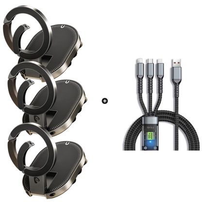 🥳2026 HOT SALE🥳💞50K+ SOLD!📱🧲 50% OFF! Magnetic & Suction Phone Stand – Dual grip, 360° tilt. Folds flat for travel. Strong hold on any surface. Your hands-free helper. 🛡️🔄