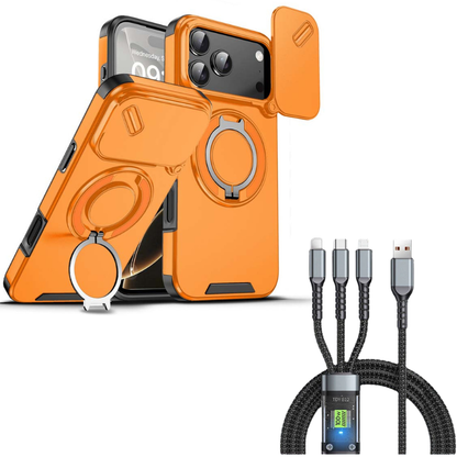 🔥 LAST DAY PROMOTION - 50%OFF 🔥 Magnetic Phone Case with Ring Stand For iPhone