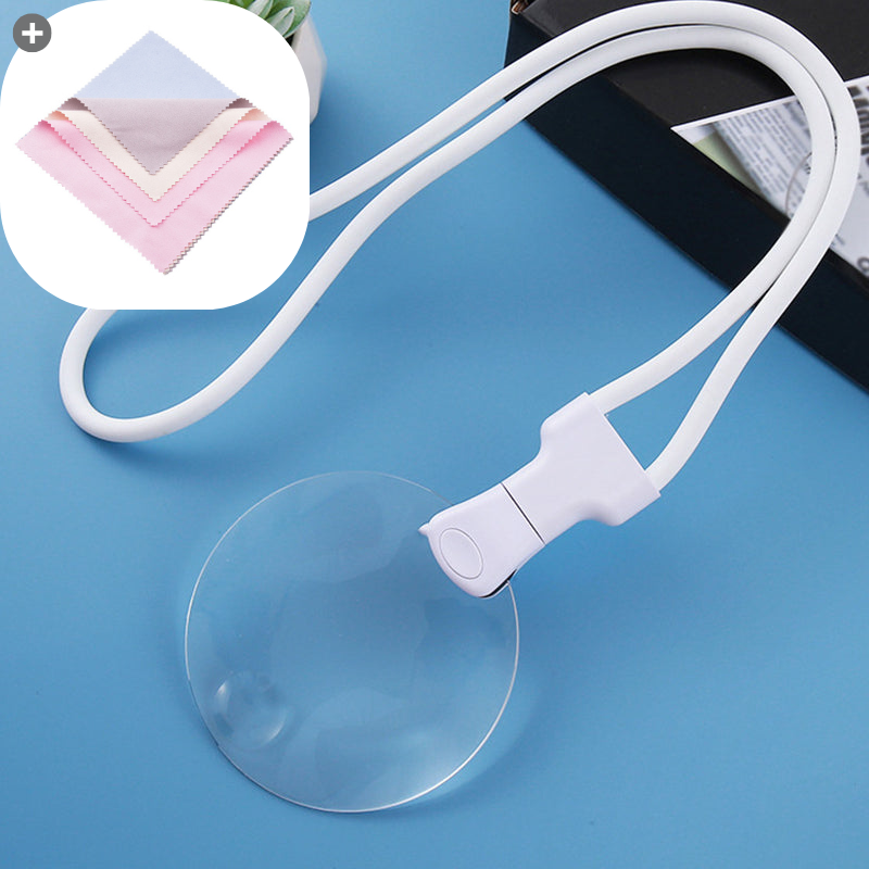🔥Hot Sale Offers-5X Hands Free Magnifying Glass