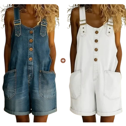 ⌛Limited-time Offer 50% OFF👍-Women's Casual Denim Romper
