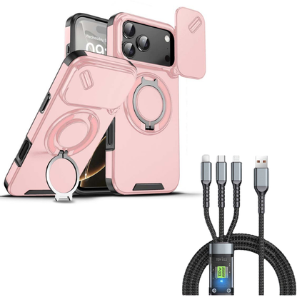 🔥 LAST DAY PROMOTION - 50%OFF 🔥 Magnetic Phone Case with Ring Stand For iPhone