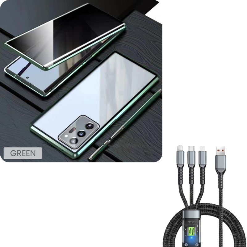 💥Magnetic Tempered Glass Double-sided Phone Case For Samsung S23-S25 Series