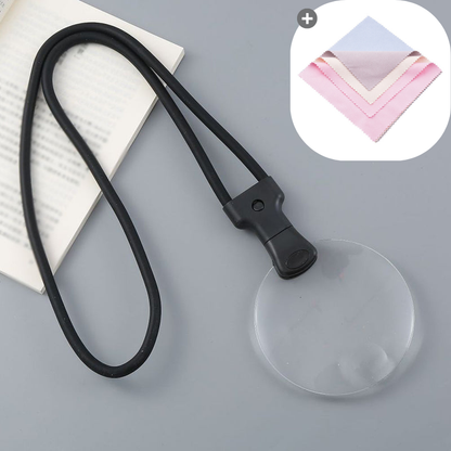 🔥Hot Sale Offers-5X Hands Free Magnifying Glass