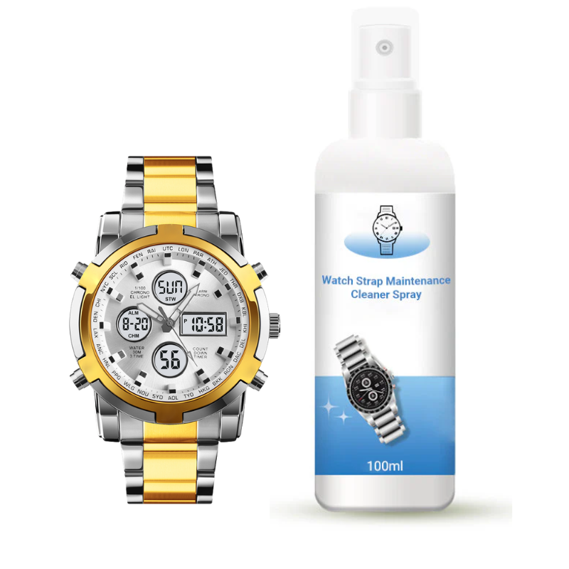 ⌚ 49% OFF NOW! 🪖 Men‘s Military Watch – Analog-Digital Display, Waterproof & Shock-Resistant 🛡️