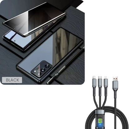 💥Magnetic Tempered Glass Double-sided Phone Case For Samsung S23-S25 Series