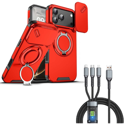🔥 LAST DAY PROMOTION - 50%OFF 🔥 Magnetic Phone Case with Ring Stand For iPhone