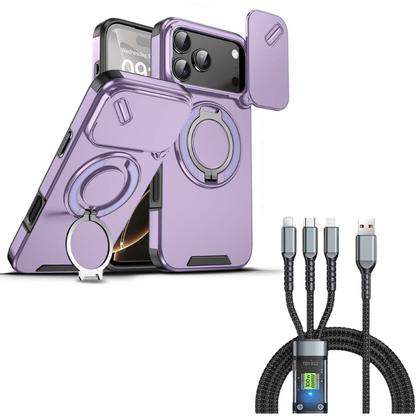 🔥 LAST DAY PROMOTION - 50%OFF 🔥 Magnetic Phone Case with Ring Stand For iPhone