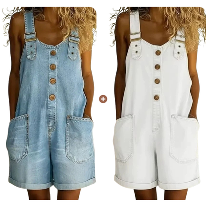⌛Limited-time Offer 50% OFF👍-Women's Casual Denim Romper