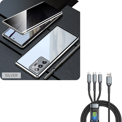 💥Magnetic Tempered Glass Double-sided Phone Case For Samsung S23-S25 Series