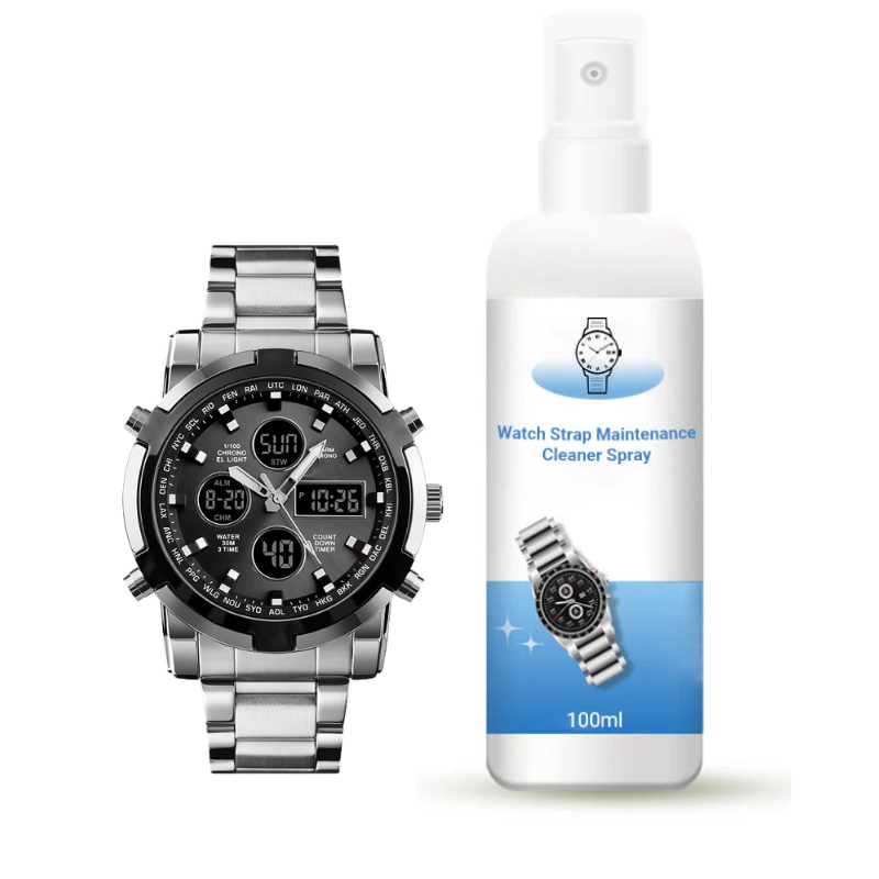 ⌚ 49% OFF NOW! 🪖 Men‘s Military Watch – Analog-Digital Display, Waterproof & Shock-Resistant 🛡️