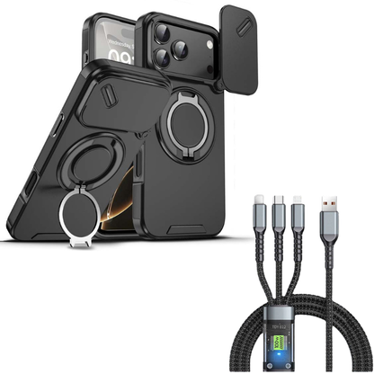 🔥 LAST DAY PROMOTION - 50%OFF 🔥 Magnetic Phone Case with Ring Stand For iPhone