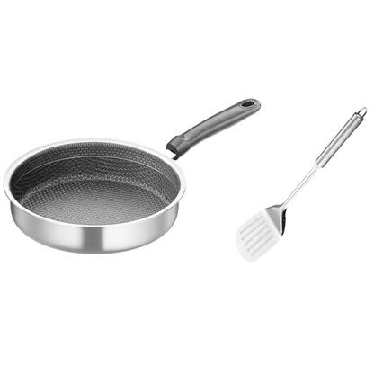 Honeycomb Non-Stick Stainless Steel Frying Pan