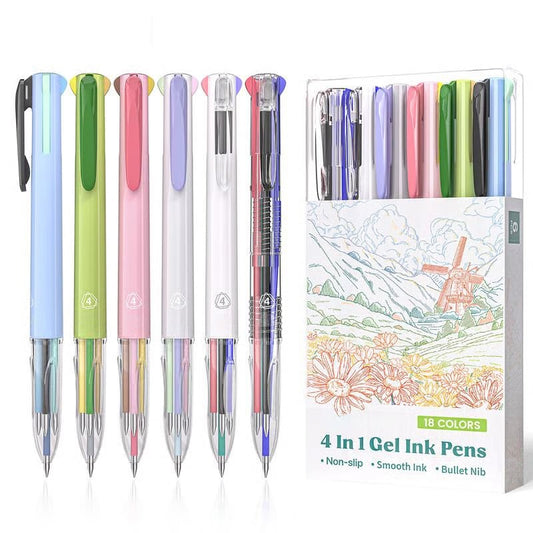 🌈4 In 1 Gel Ink Pens