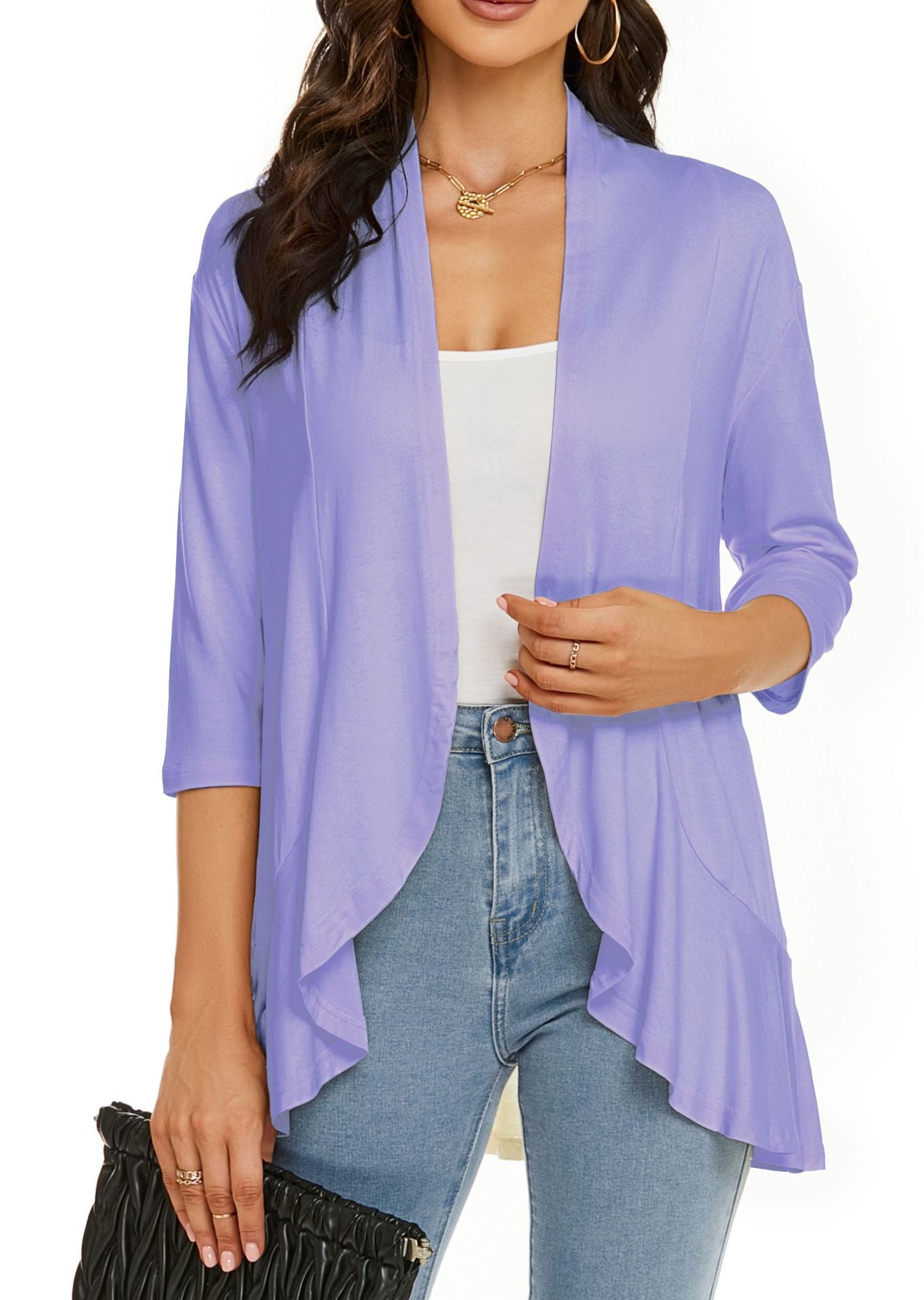 🔥Last Day 50% Off✨Women's Casual Lightweight Open Front