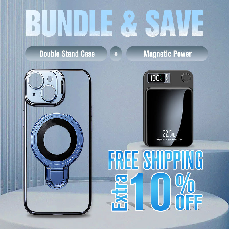 🔥 Double Stand Case Cover for iPhone