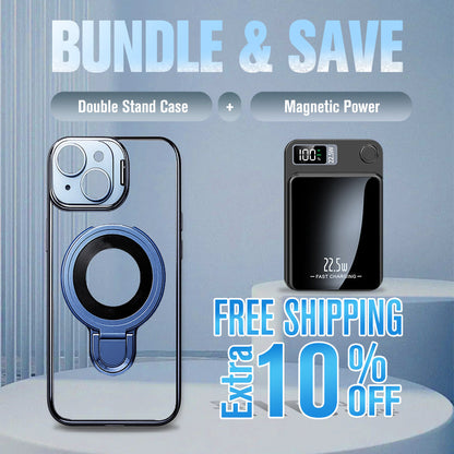 🔥 Double Stand Case Cover for iPhone