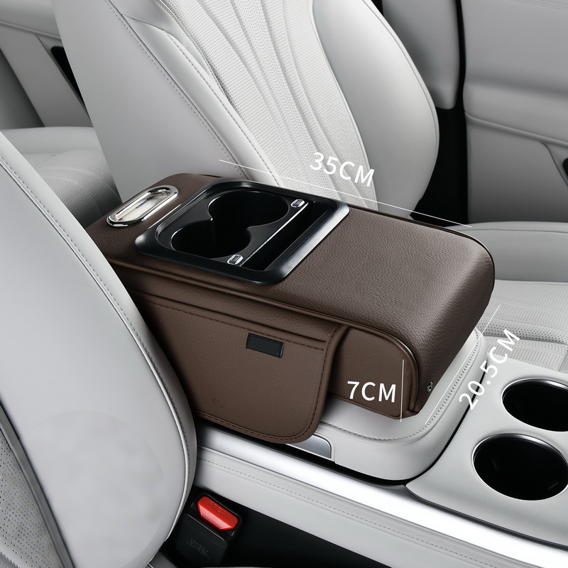 Armrest Storage Box with LED Ambient Lighting