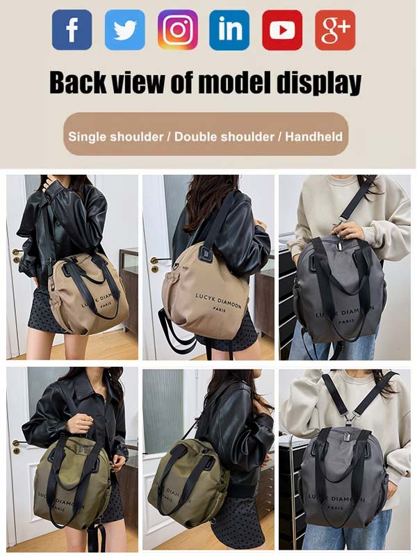 🍂Stylish and minimalist 3-in-1 multifunctional backpack