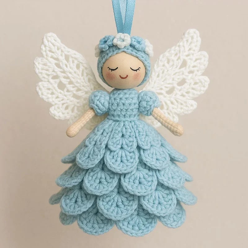 🧚Christmas Angel✨Last Day Sale 49% OFF🎁Crochet Your Own Angel – Complete Craft Kit