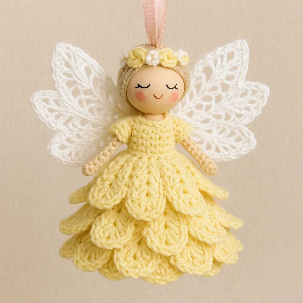 🧚Christmas Angel✨Last Day Sale 49% OFF🎁Crochet Your Own Angel – Complete Craft Kit