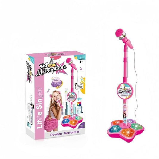 🎅Christmas Hot Sale 60% Off🎁 Microphone Toy, Karaoke Machine Toy with Light🎤
